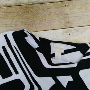 Chico's Tops - Chico's Abstract Print Dolman Sleeve Top Size M Chico's Tops - Chico's Abstract Print Dolman Sleeve Top Size M